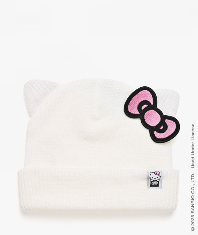Hello Kitty x 686 Tall White Beanie - 686