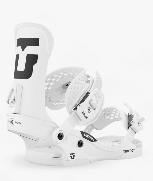 Union Trilogy Classic White Snowboard Bindings 2027 - Union Bindings