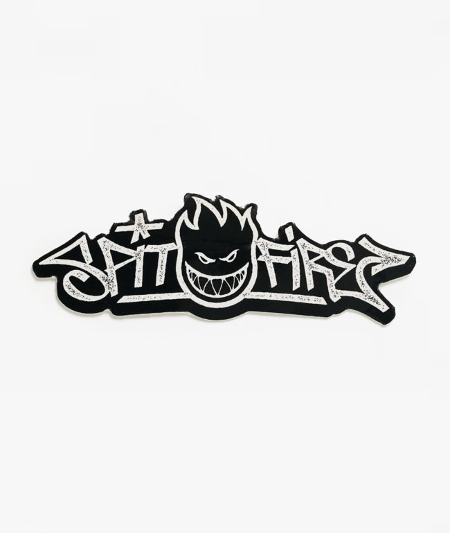 Spitfire Vinz Black & White Sticker - Spitfire