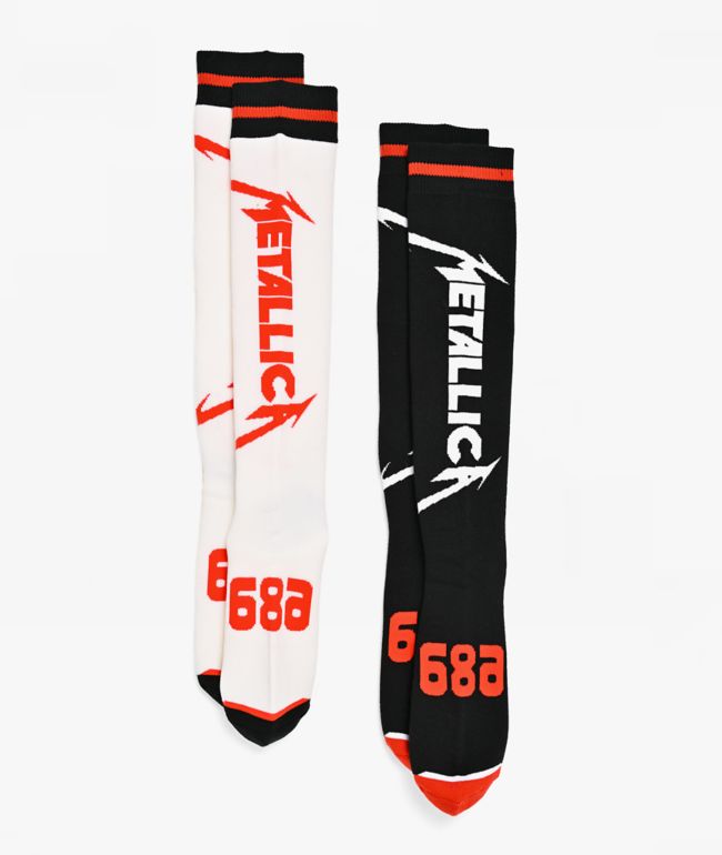 686 x Metallica 2 Pack Snow Socks - 686