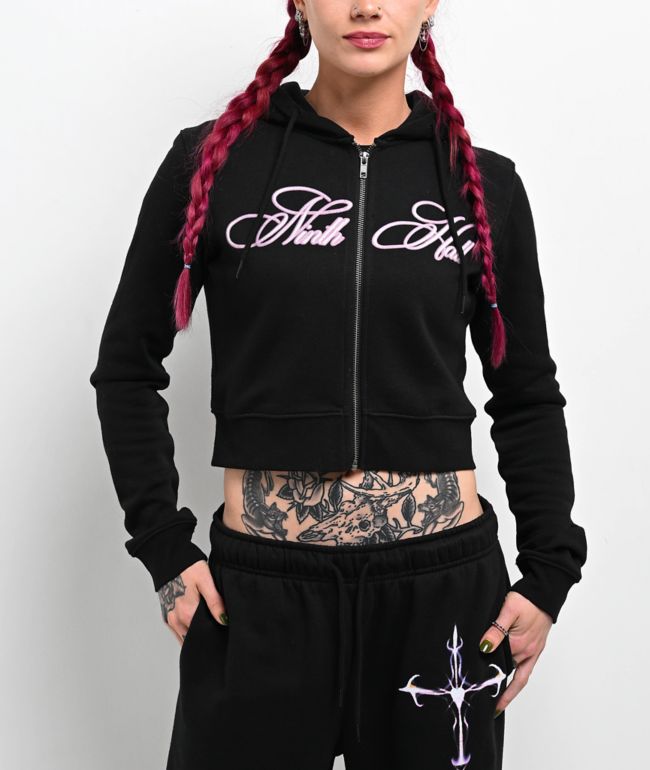 Ninth Hall Among The Stars Black Zip Hoodie - Ninth Hall