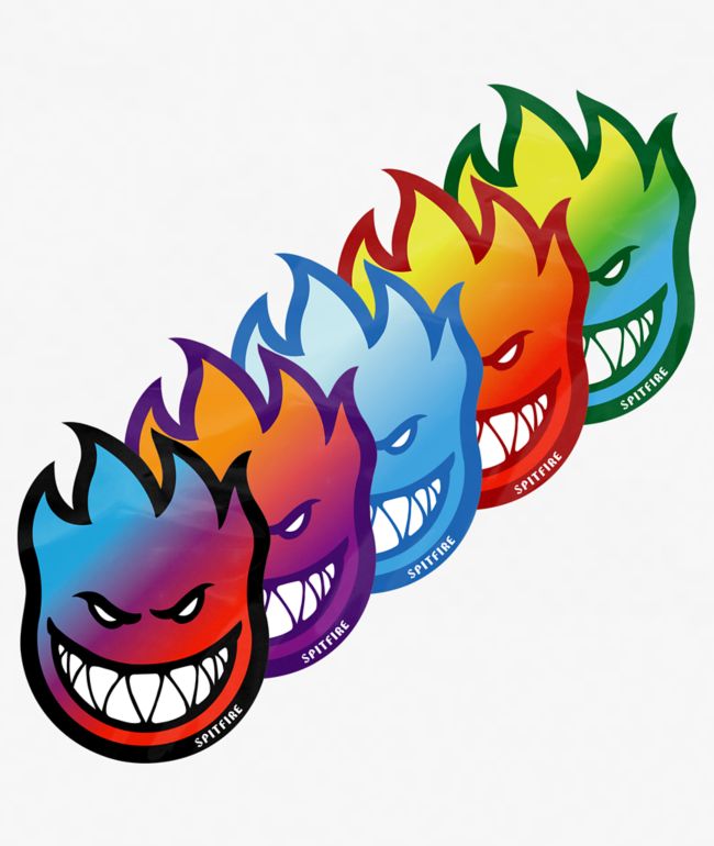 Spitfire Bighead Fade Assorted Sticker - Spitfire