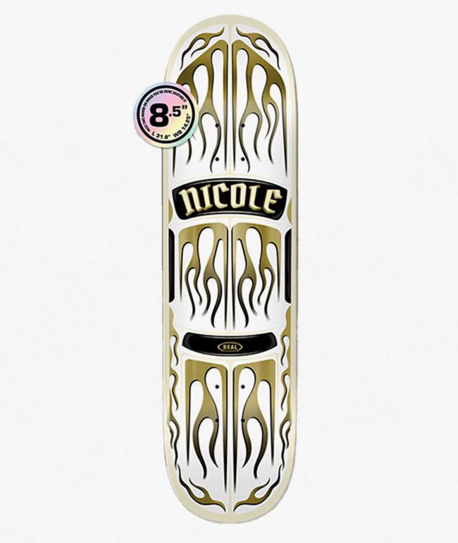 Real Nicole Ember 8.5" Skateboard Deck - Real Skateboards