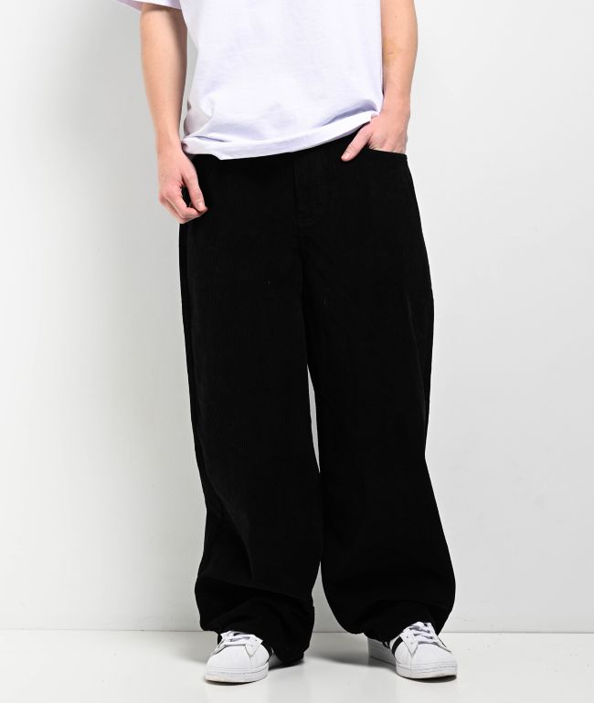 Empyre Corduroy Black Ultra Wide Pants - Empyre