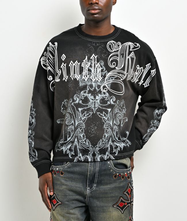 Ninth Hall Old Dog Black Wash Long Sleeve T-Shirt - Ninth Hall