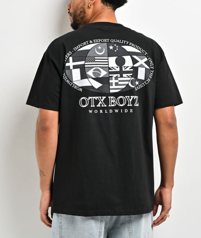 OTXBOYZ Worldwide Black T-Shirt - OTX Boyz