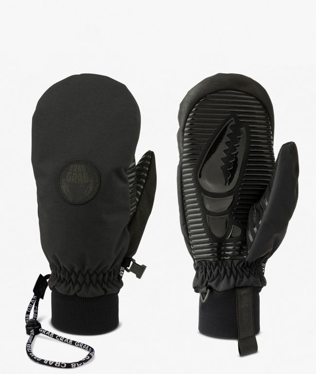Crab Grab Slap Stealth 15K Snowboard Mittens - Crab Grab