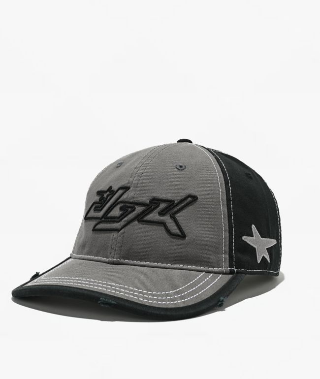 DGK Omega Distressed Grey Snapback Hat - DGK