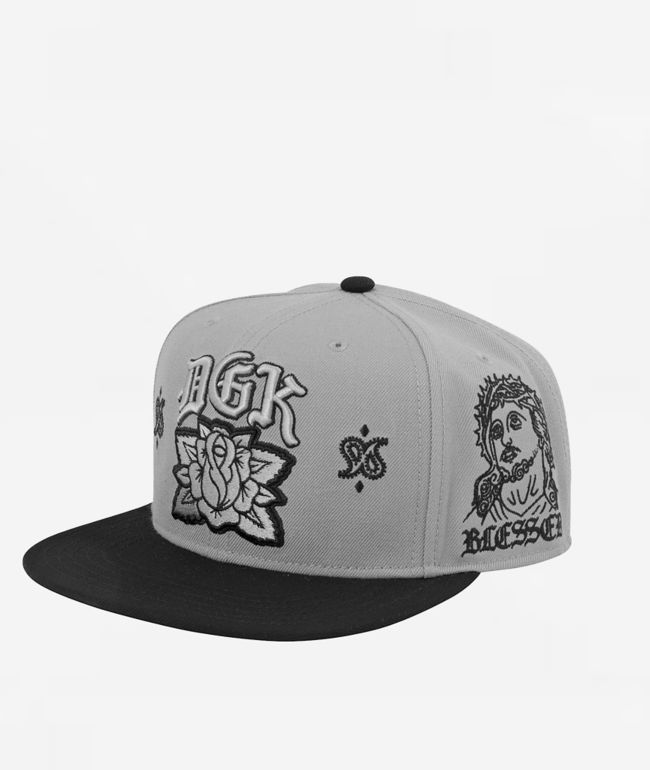 DGK Armor Grey Snapback Hat - DGK