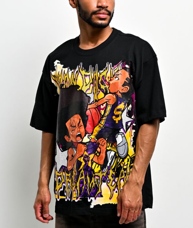 The Boondocks Full Court Black T-Shirt - Boondocks