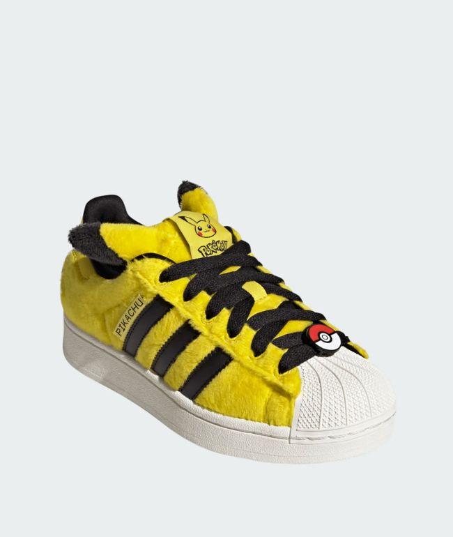 adidas x Pokémon Kids Superstar II Pikachu Yellow Shoes - adidas