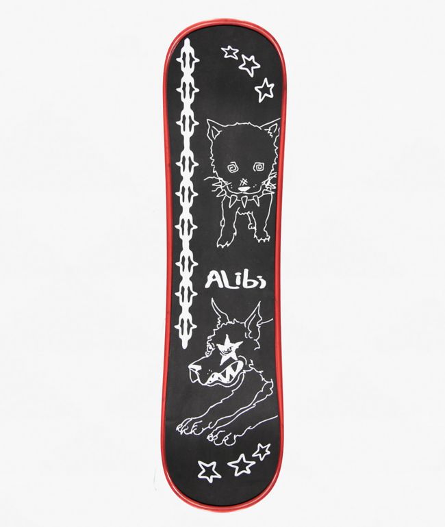 Alibi Sketchy 35" Red Snow Skate - Alibi