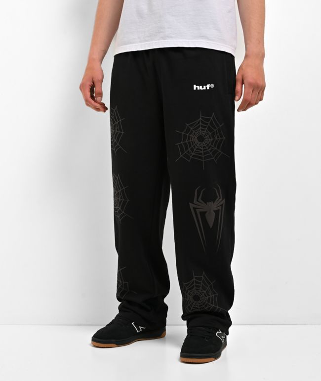 HUF x Spider-Man Black Sweatpants - HUF