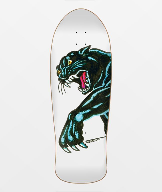Santa Cruz Natas Sketch Panther Reissue 10.54" Skateboard Deck - Santa Cruz Skate