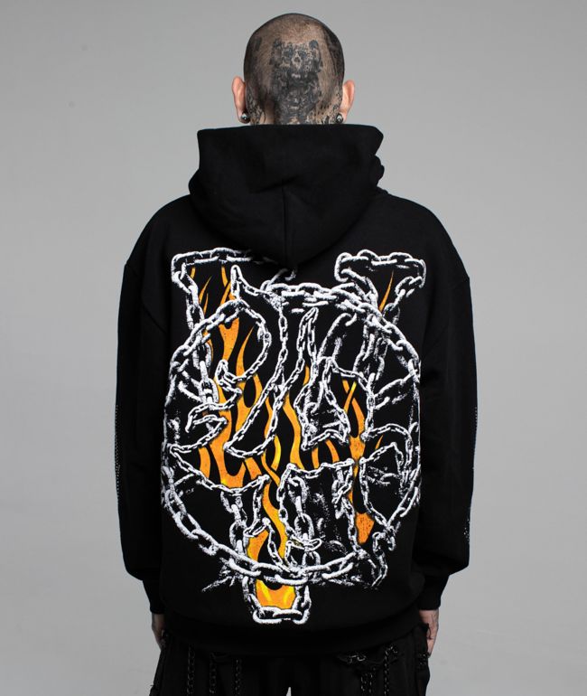 VLONE x LOSTHILLS Stones Black Zip Hoodie - VLONE