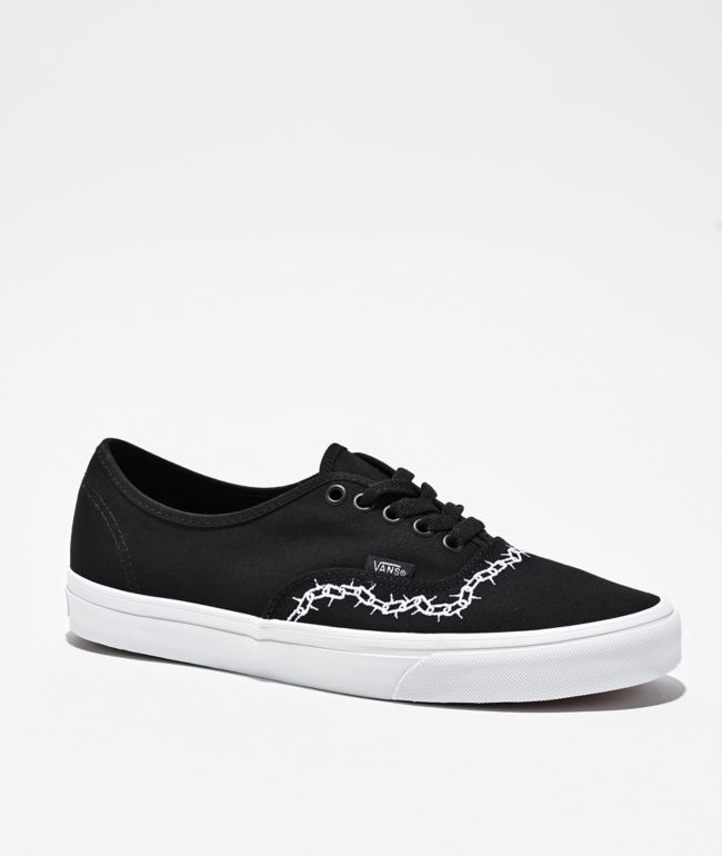 Vans Skate Authentic Chain Black Skate Shoes - Vans