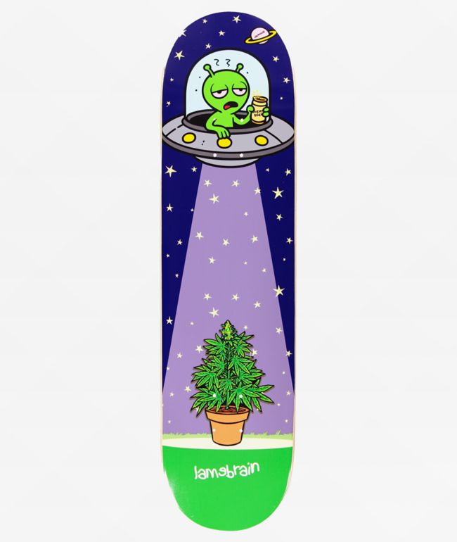 Lamebrain Fire In The Sky 8.25" Skateboard Deck - Lamebrain Skateboards