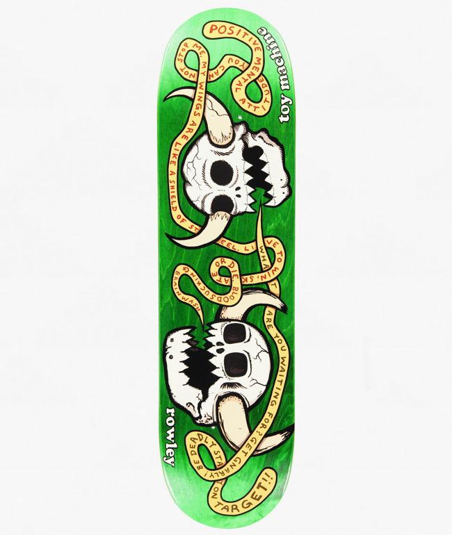 Toy Machine Rowley Skulls 8.25" Skateboard Deck - Toy Machine