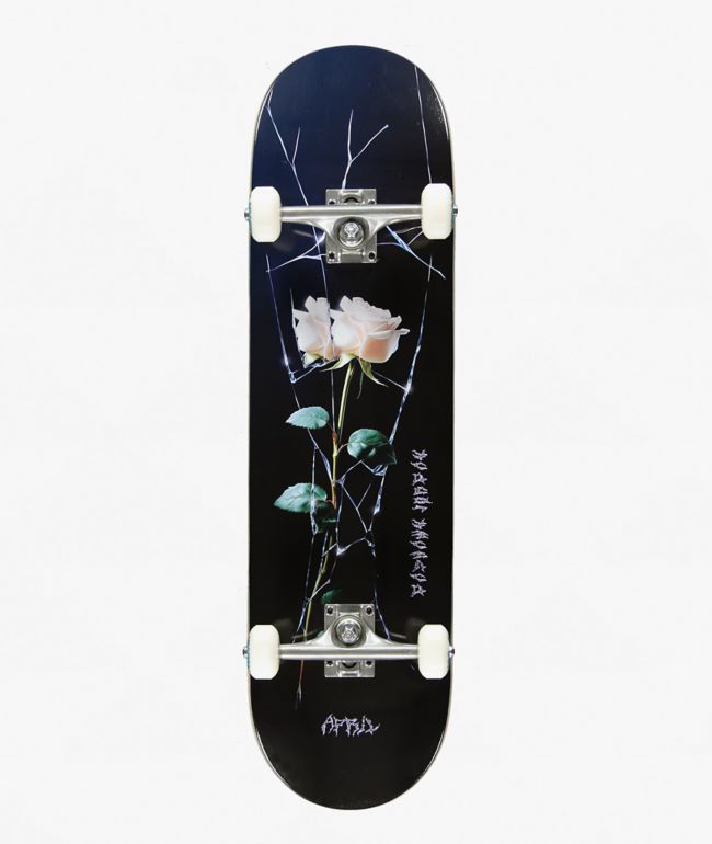 April Dashawn Cracked Rose 8.5 Skateboard Complete - April Skateboards