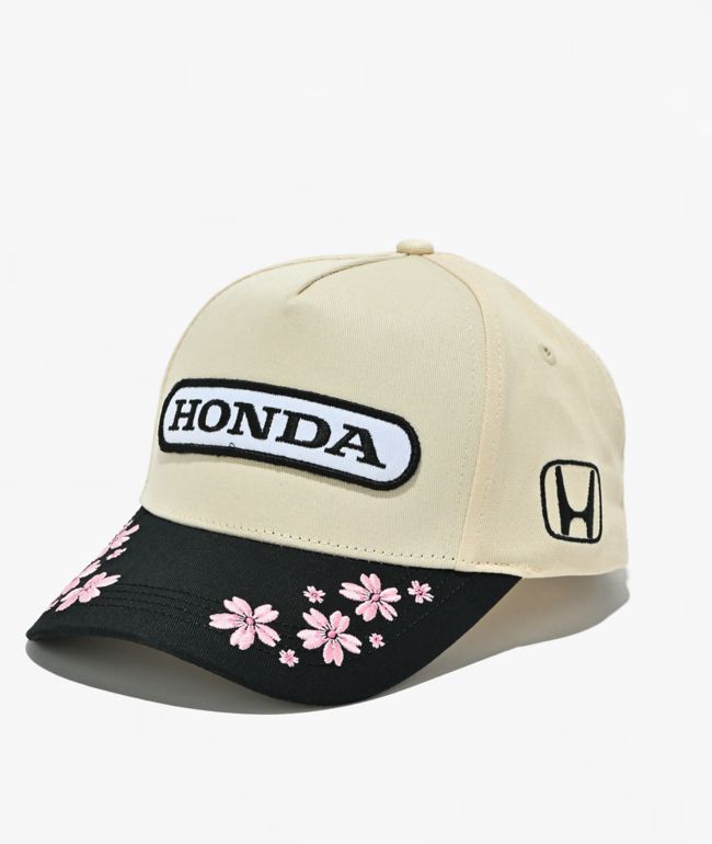 Honda Sakura Natural & Black Snapback Hat - Honda