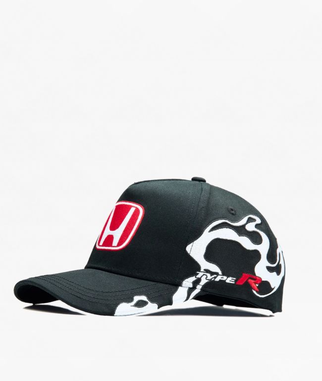 Honda Smoke Black Snapback Hat - Honda