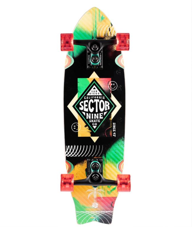 Sector 9 Wavepark Party 30.25" Cruiser Skateboard Complete - Sector 9
