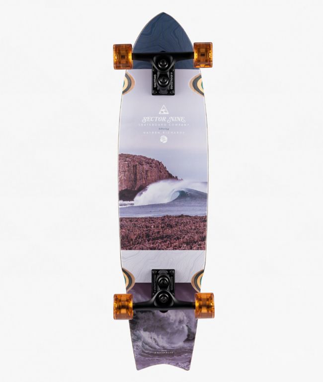 Sector 9 Unagi Rips 34" Cruiser Skateboard Complete - Sector 9