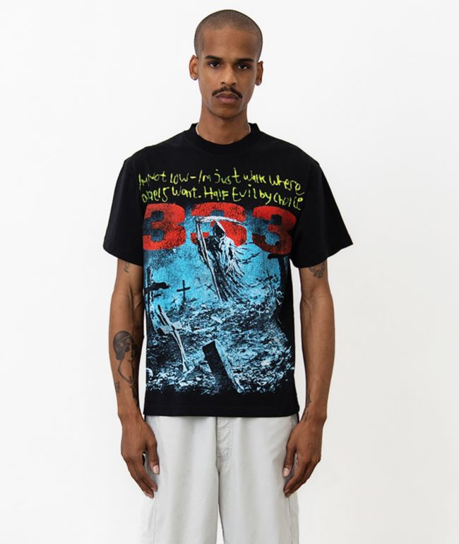 HALF EVIL Not Lost Black T-Shirt - Half Evil
