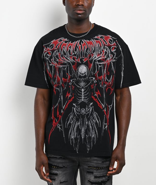 Affliction Withered Scorn Black Wash T-Shirt - Affliction