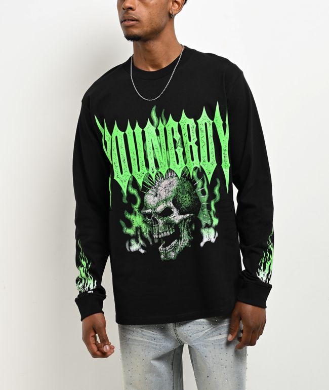 NBA YoungBoy Hardcore Black Long Sleeve T-Shirt - NBA YoungBoy