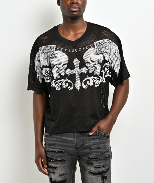 Affliction Death Trial Black Mesh Jersey - Affliction