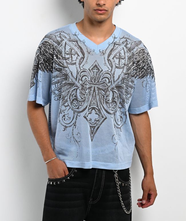 Affliction Saint Peter Blue Jersey - Affliction