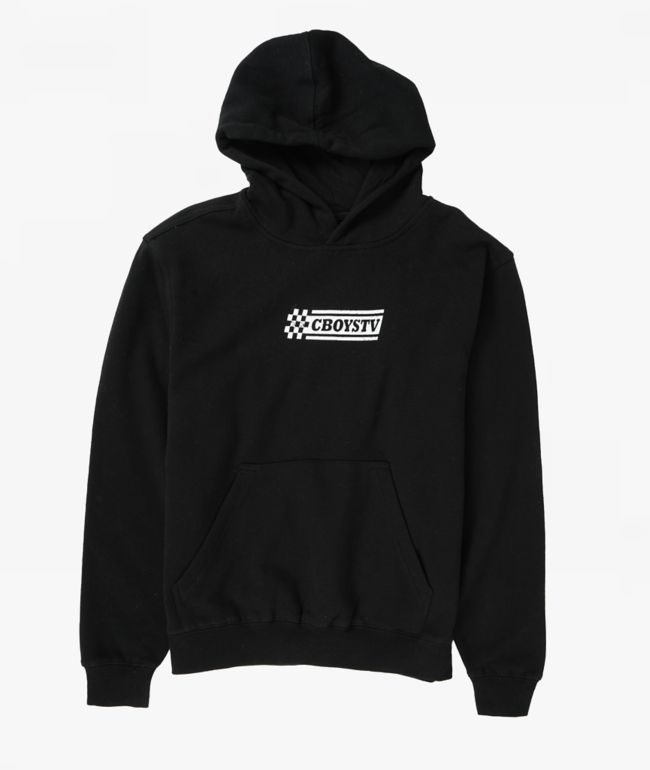 CboysTV Kids Throwback Black Hoodie - CboysTV