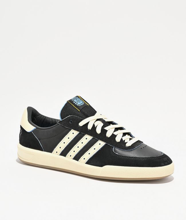 Thrasher x adidas x AFA Glenburn ADV Black & White Skate Shoes - adidas