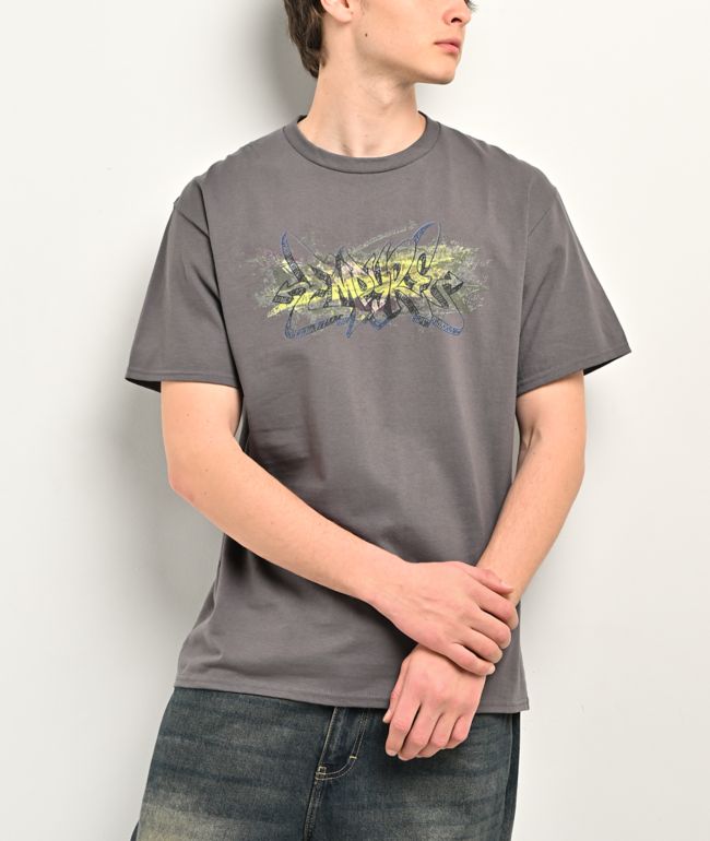 Empyre Stain Vintage Grey T-Shirt - Empyre