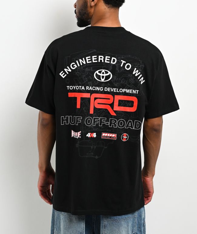 HUF x Toyota TRD Motor Black T-Shirt - HUF