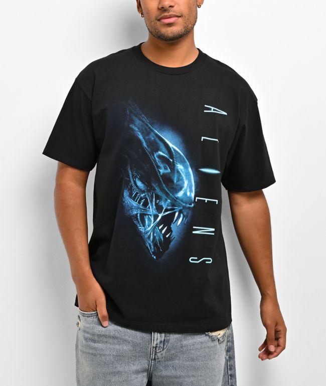 HUF x ALIEN Xenomorph Black T-Shirt - HUF