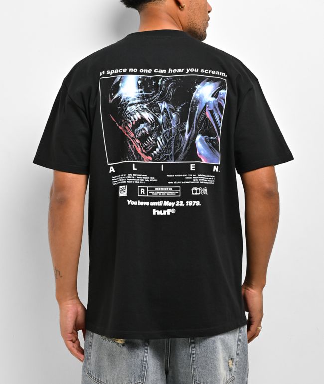 HUF x ALIEN Scream Black T-Shirt - HUF