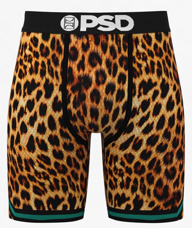 PSD Wildin Out Leopard Brown Boxer Briefs - PSD Underwear