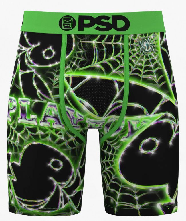PSD x Playboy Chrome Web Men's Boxer Briefs - PSD Underwear