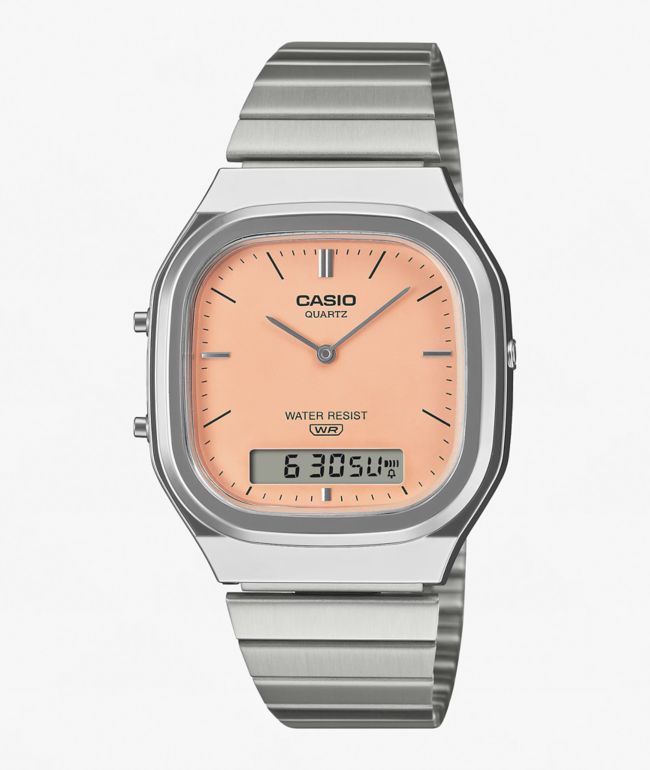 Casio AQ240E-7ACF White & Silver Analog Watch | Zumiez