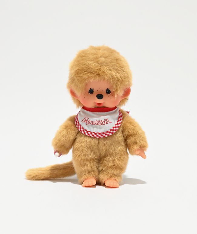 Monchhichi Beige Boy Vinyl Plush Toy - Monchhichi