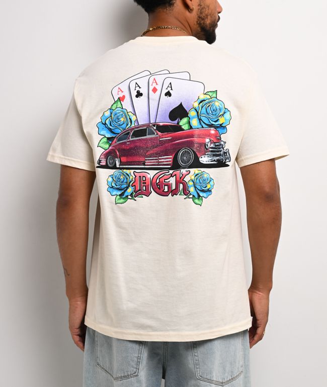 DGK Candy Aces Cream T-Shirt - DGK