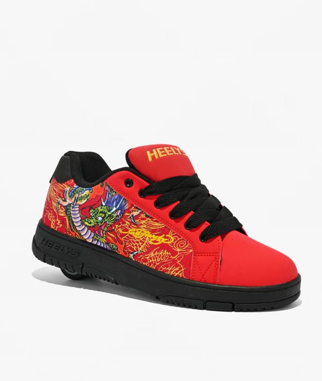 Heelys x Ed Hardy Kolect Dragon Red Shoes - Heelys