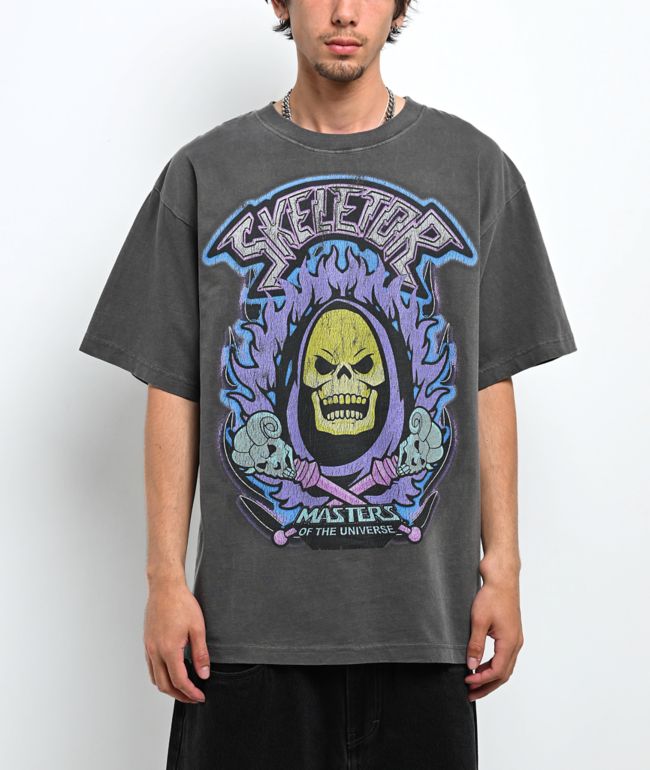 Masters of the Universe Burning Grey Wash T-Shirt - 