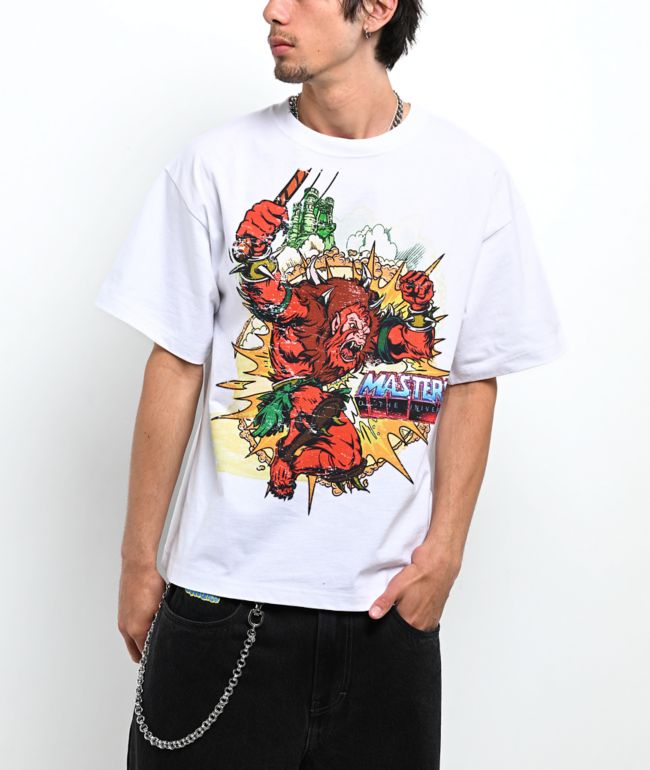 Masters of the Universe™ Beast Mode White T-Shirt - Masters of the Universe