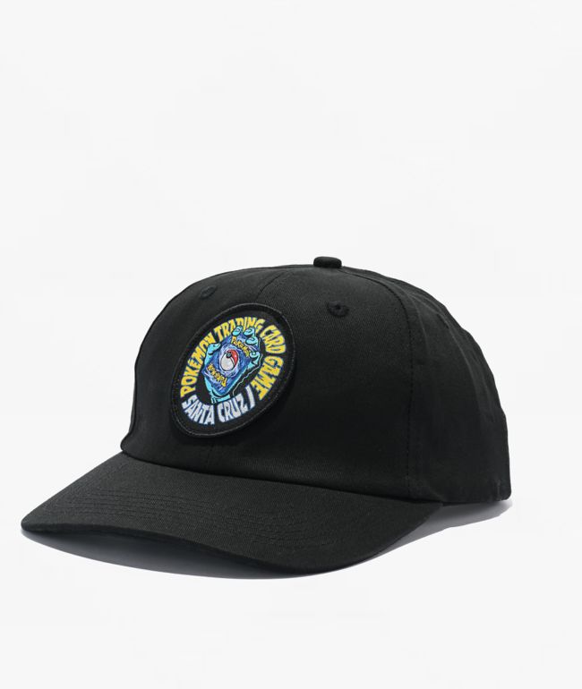Santa Cruz x Pokémon TCG Black Snapback Hat - Santa Cruz Skate