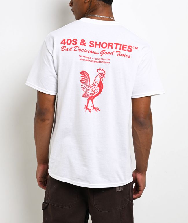 40s & Shorties Cod White T-Shirt - 40s & Shorties