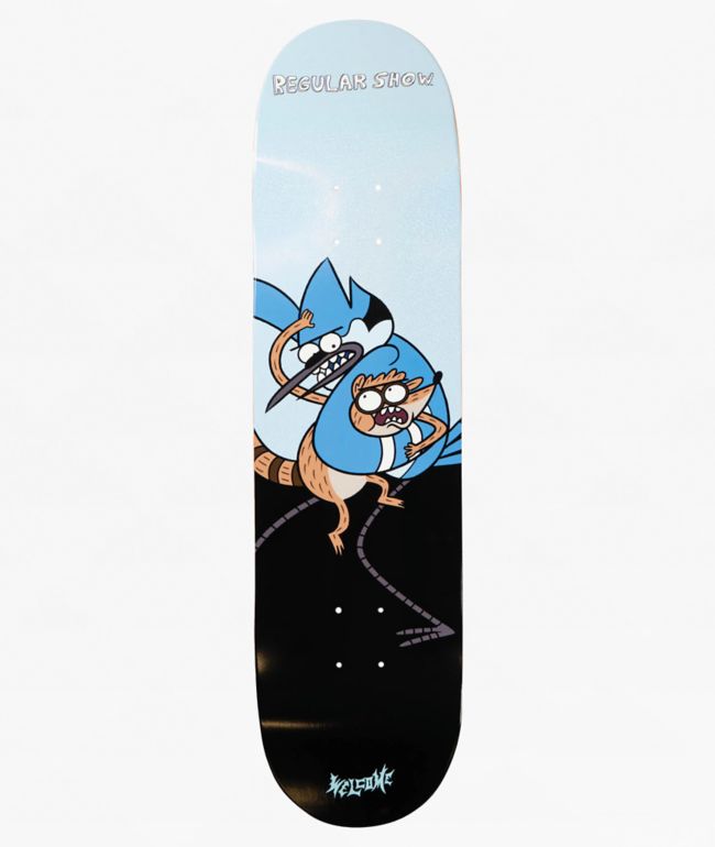 Welcome x Regular Show Fight 8.25" Skateboard Deck - Welcome Skateboards