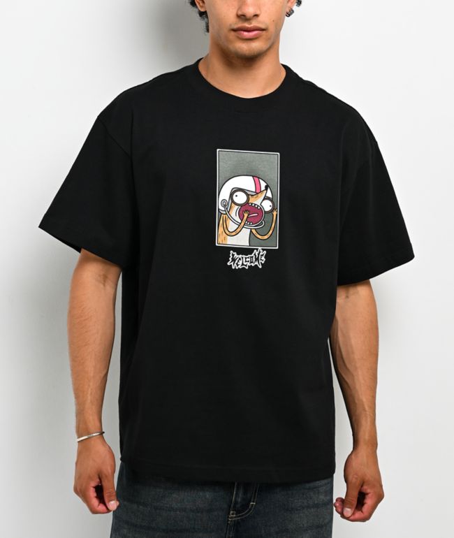 Welcome x Regular Show Rigby Black T-Shirt - Welcome Skateboards